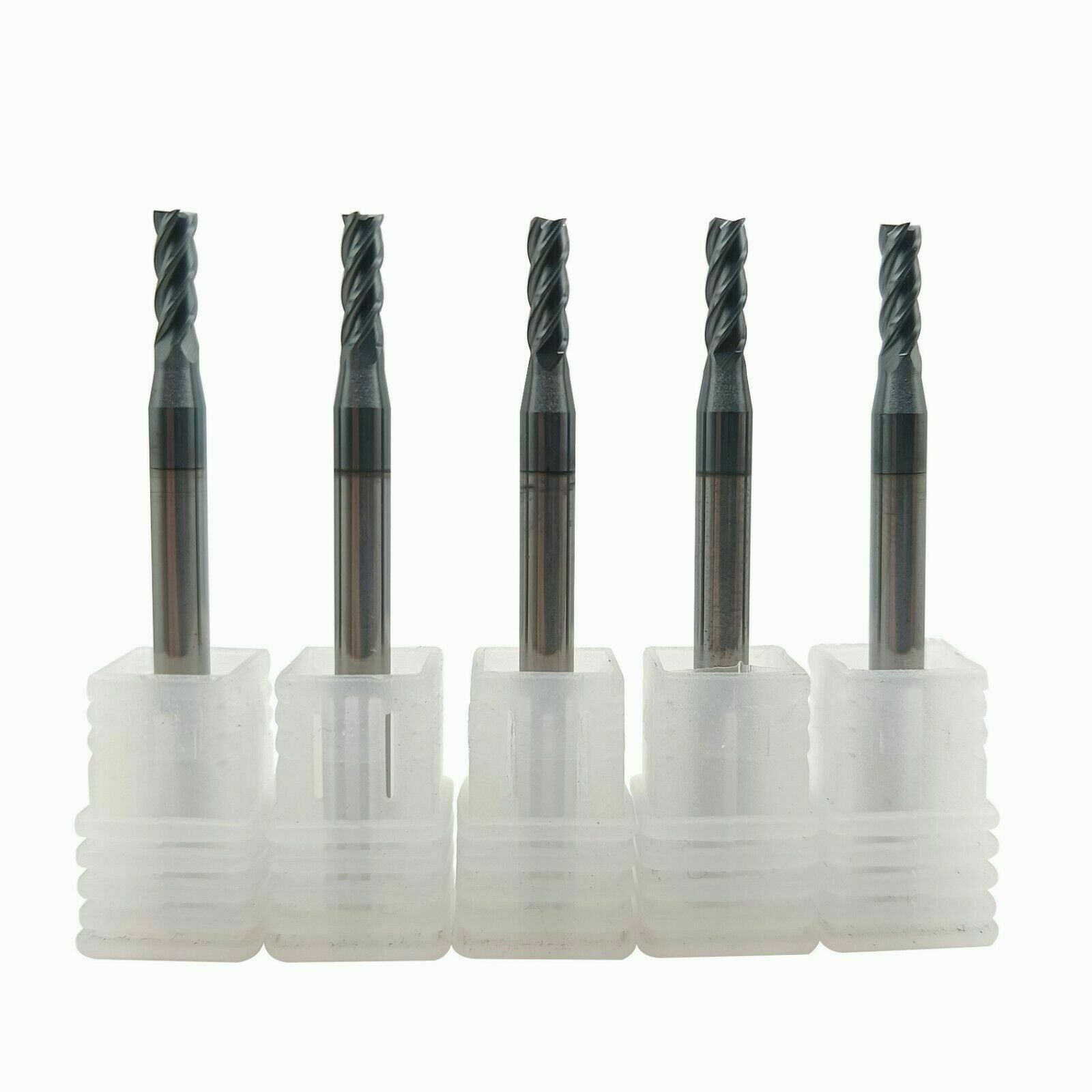 2PCS HRC60° φ3×50-4F 3mm 4Flute Tungsten steel Carbide End Bits Milling Cutter