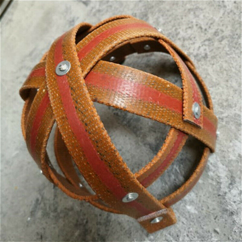 Synthetic Leather Horse Grazing Muzzle Cob Adjustable Horse Grass Muzzle Orange