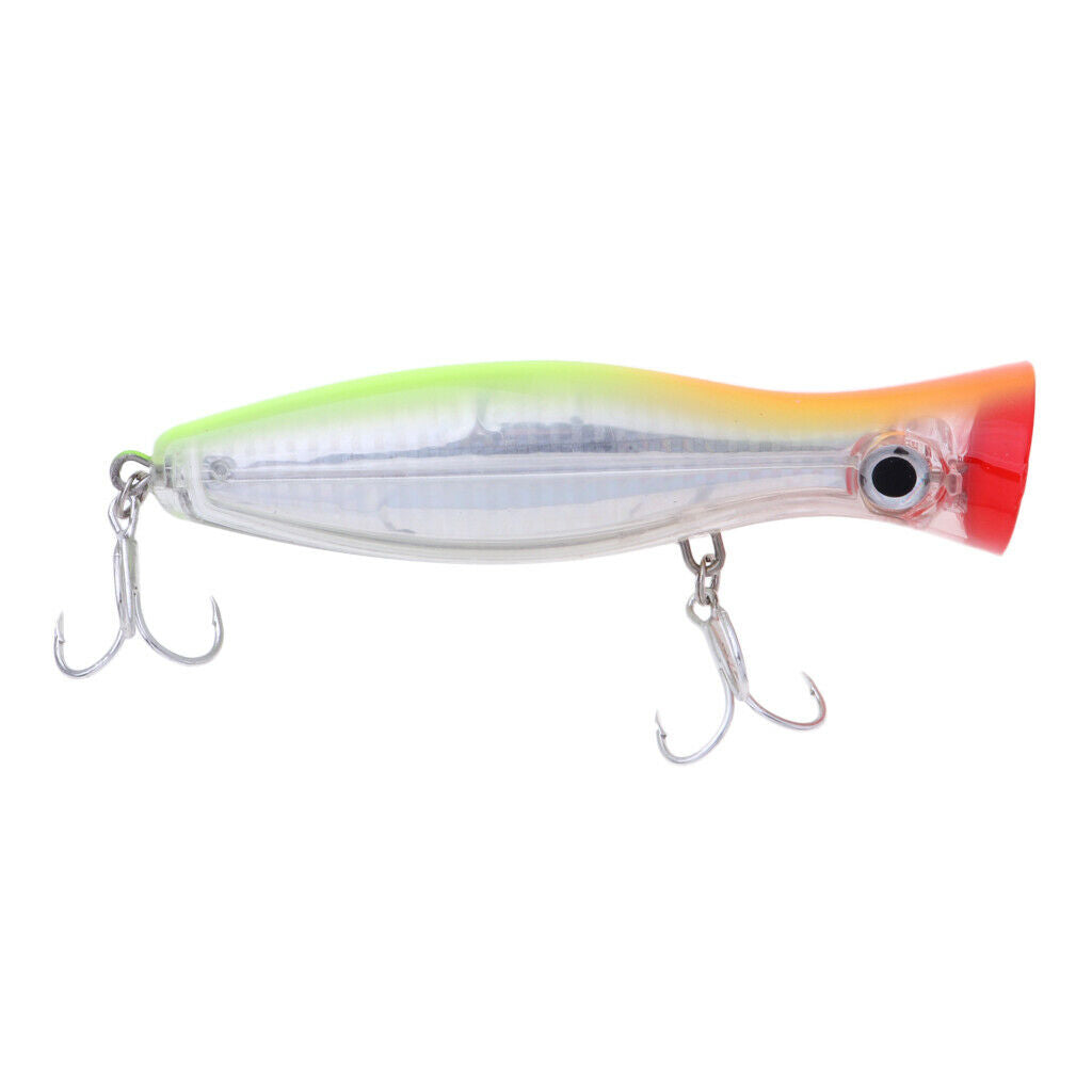 Prettyia   12cm / 4g   Popper   Fishing   Lure   Hard   Bait   Treble   Hooks