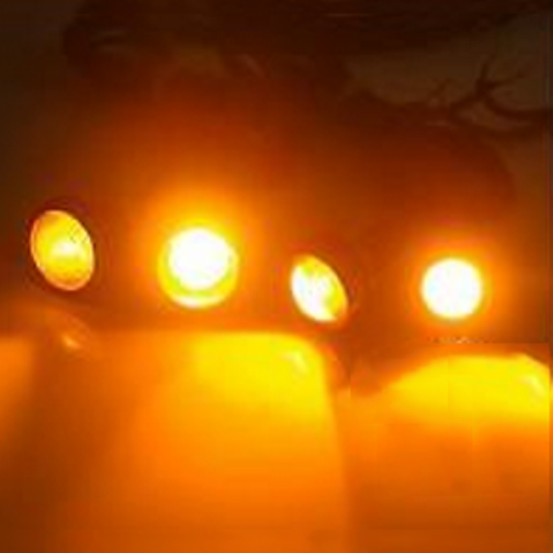 4X Yellow LED Boat Light Waterproof Outrigger Spreader Transom Underwater Troll
