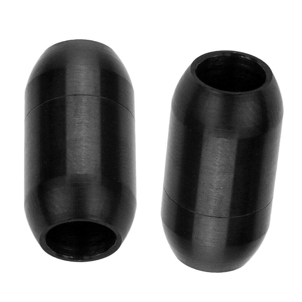 2pcs Column Magnetic Clasps Cord End   Bracelet Necklace Jewelry Durable 3mm