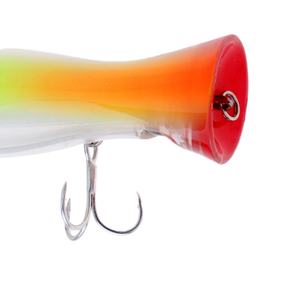 Prettyia   12cm / 4g   Popper   Fishing   Lure   Hard   Bait   Treble   Hooks