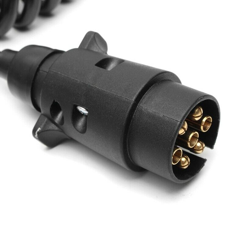 2M 200cm 7 Pin Car Towing Trailer Light Board Extension Cable Lead Truck Plug H5