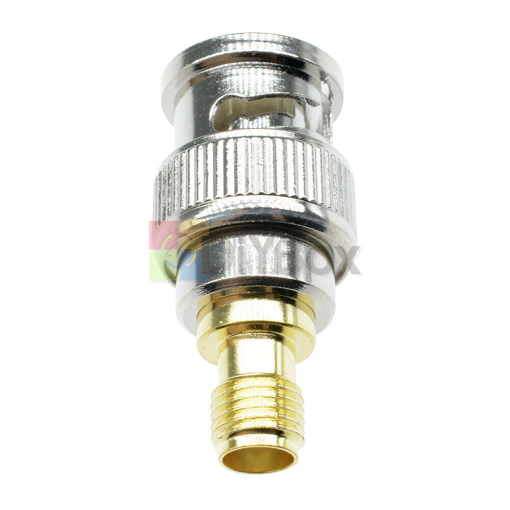 2pieces Coaxial SMA Male Plug to BNC Female M/F Radio Antenna Adapter Connect