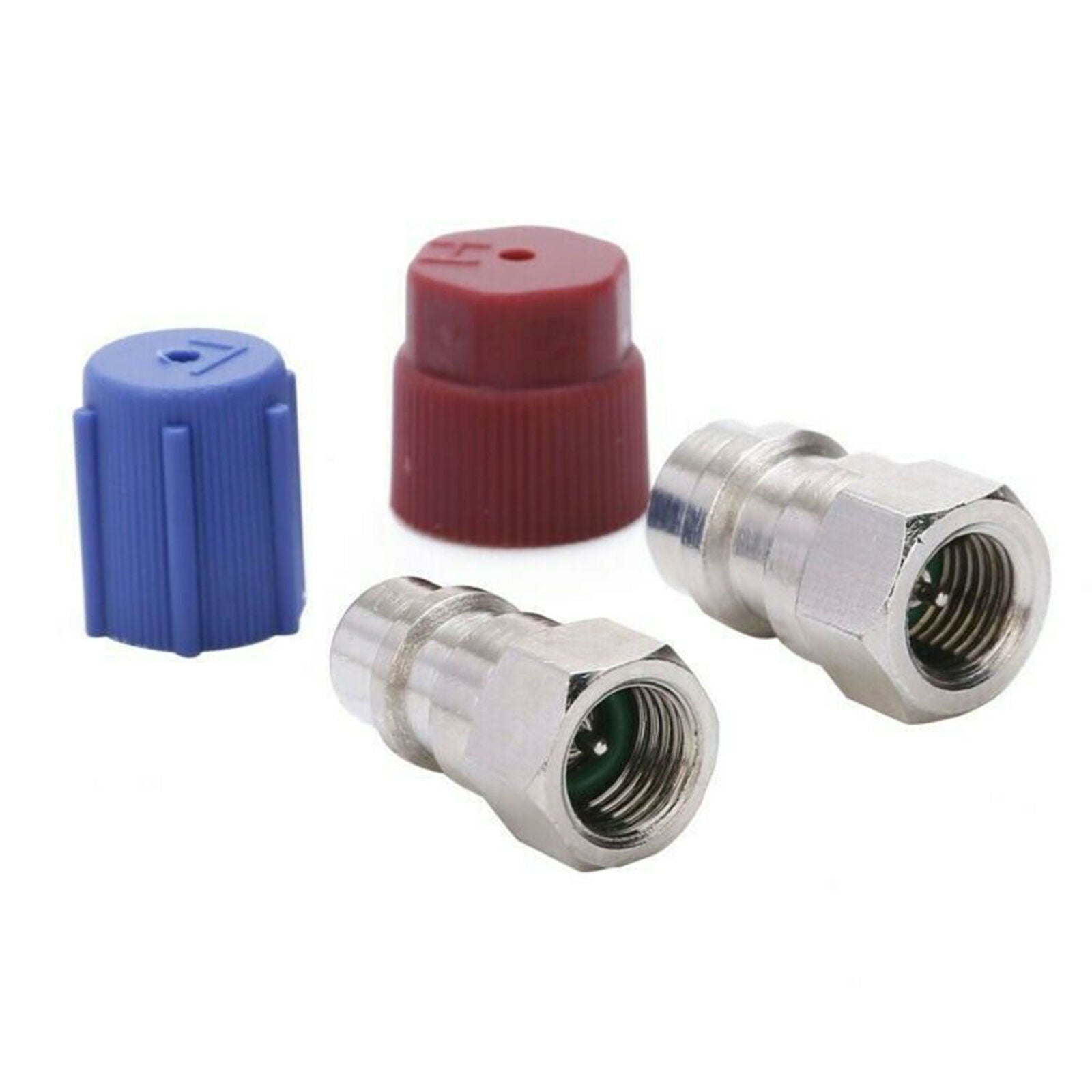 R-12 to R-134a Retrofit Conversion Adapter Fitting 1/4 SAE Valves Kits