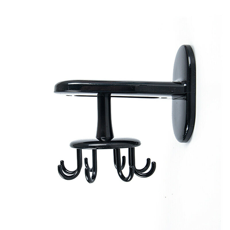 Hooks Rotating Rack Cabinets Self-adhesive Hanger Hook Bathroom Towel HangerBDA