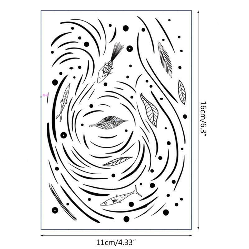 Fish Silicone Clear Seal Stamp DIY Scrapbooking Embossing Photo Album Decorative