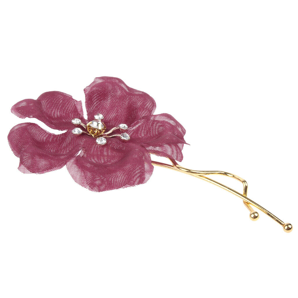 Wedding Bridal Flower Design Hair Pins Clips Women Ladies Elegant Brides Hair