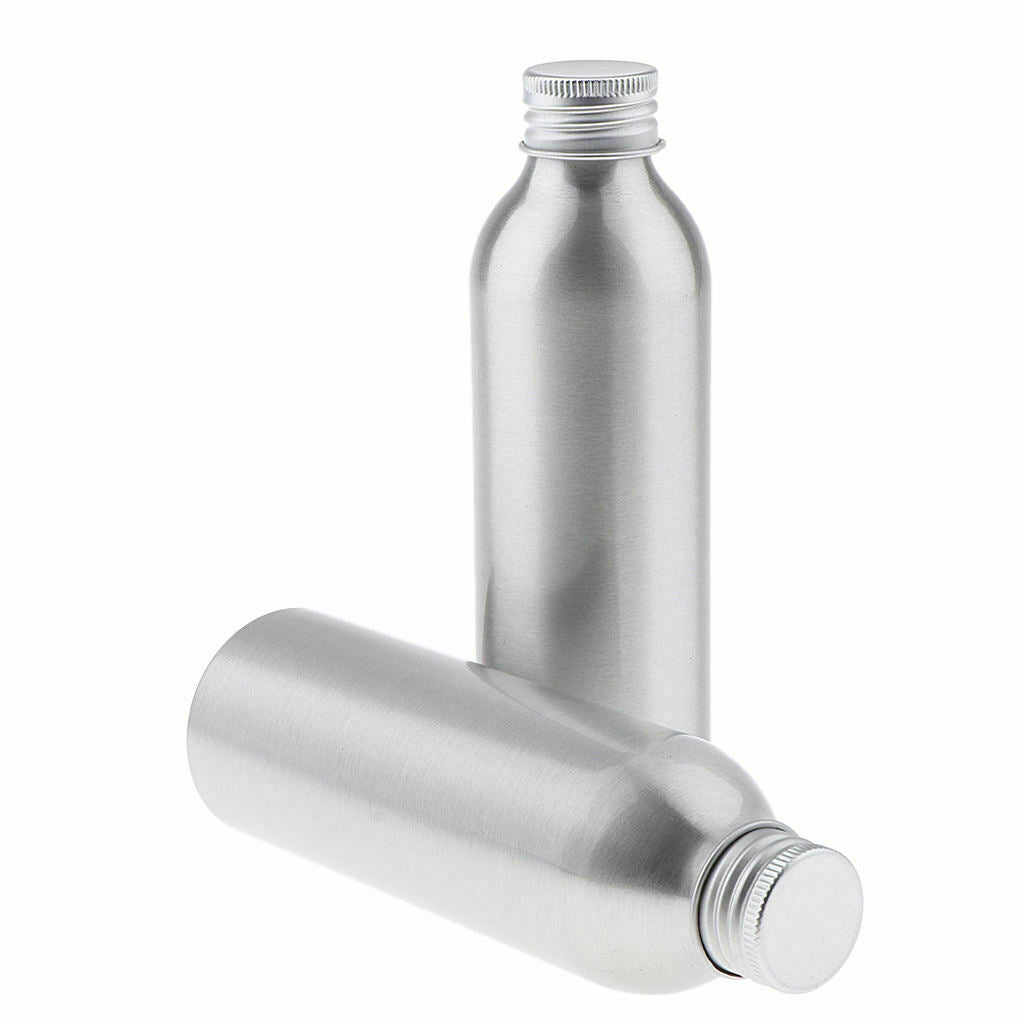 2X 2 Packs Aluminum Bottle Container for Outdoor Sports Hiking Cycling 150ml