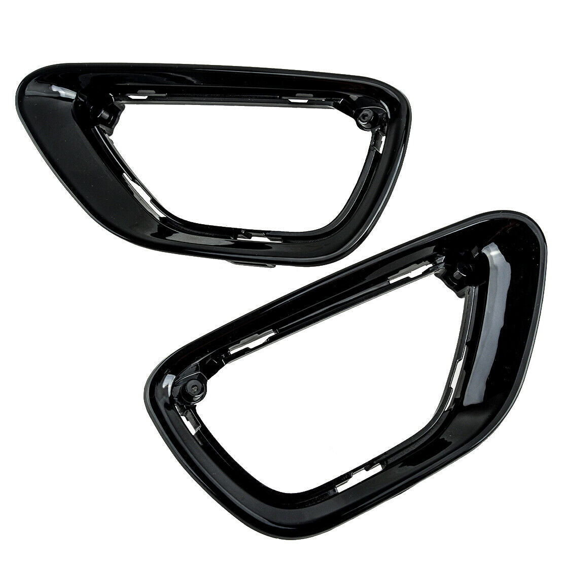 1Pair Front Fog Light Cover Fog Lamp Trim Fit For Jeep Grand Cherokee 2014-2016