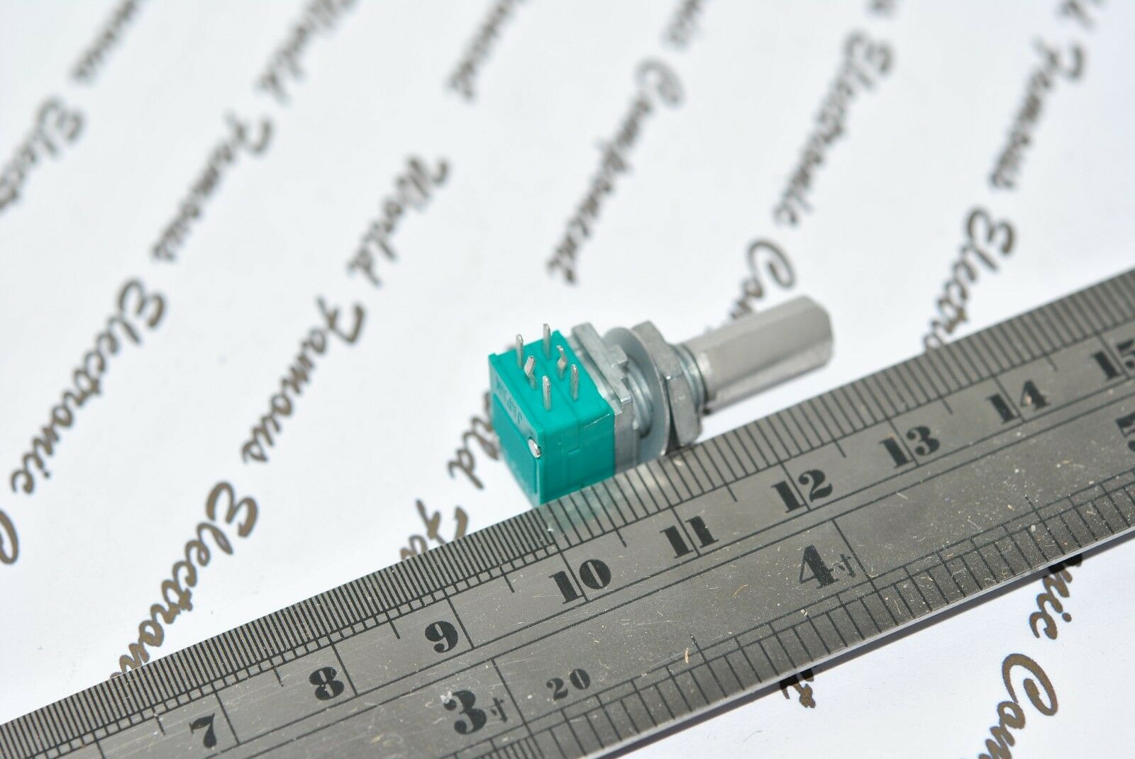 1pcs - ALPS RK09 50KA Volume Dual Potentiometer Half Shaft - RK09712200FS