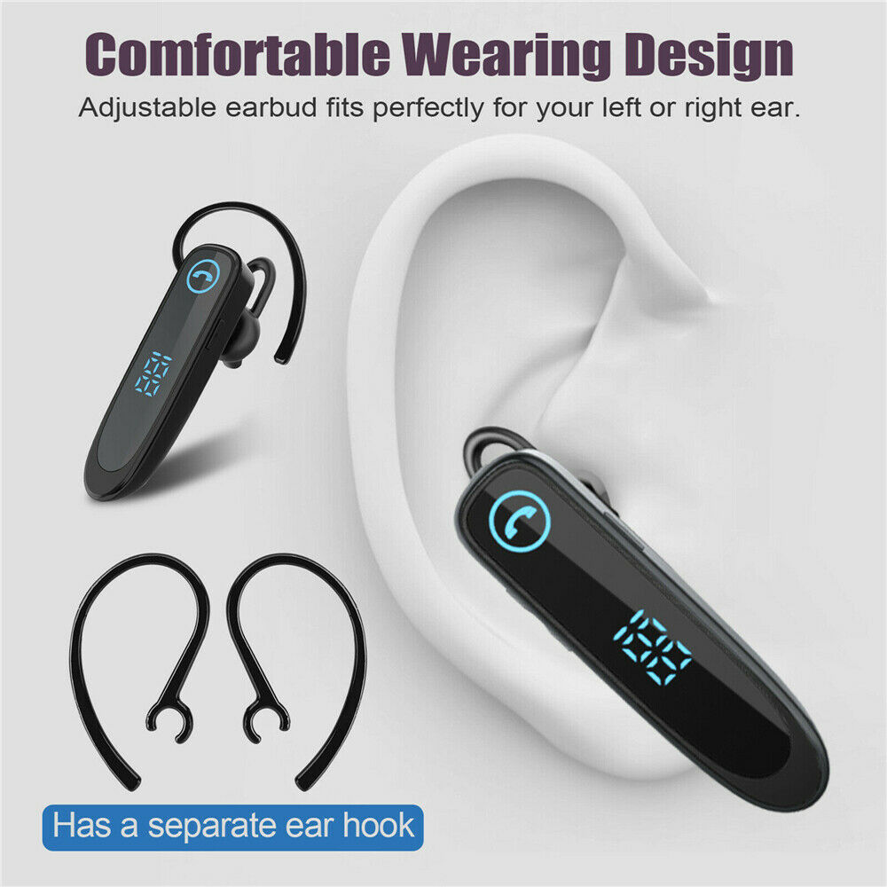 Wireless Headset Bluetooth 5.0 Business Headphone Hands-free Earphone With Mic
