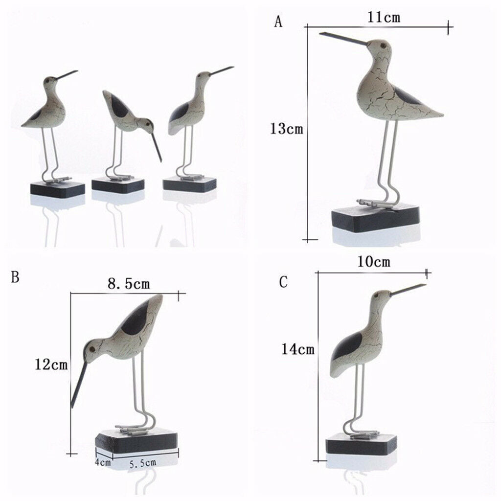 Handcrafted Wooden Nautical Decorative Craft Home SEAGULL Tabletop Ornament