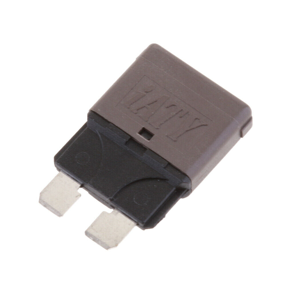 28V/7.5A Auto Marine Resettable Mini Blade Fuse Manual Circuit Breaker Grey