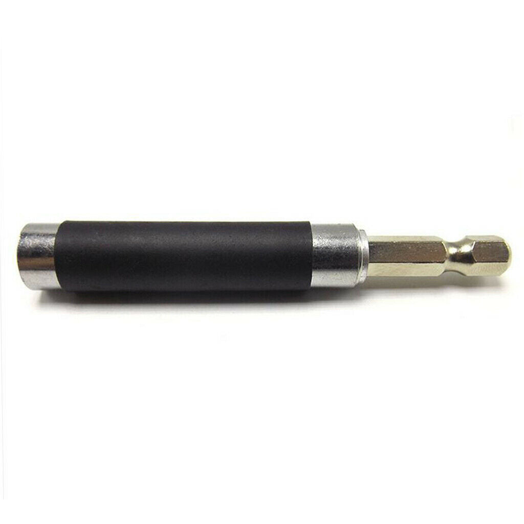 1/4" Hex Shank Quick Release Magnetic Screwdriver Extension Bit Holder 80mm