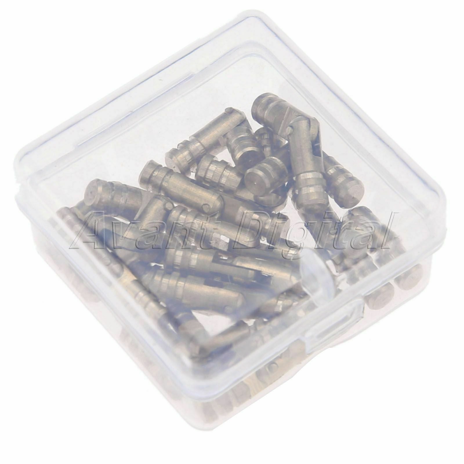 40PCS Brass Barrel Hinges Invisible Hinge Concealed Jewelry Box Cabinet Hinge