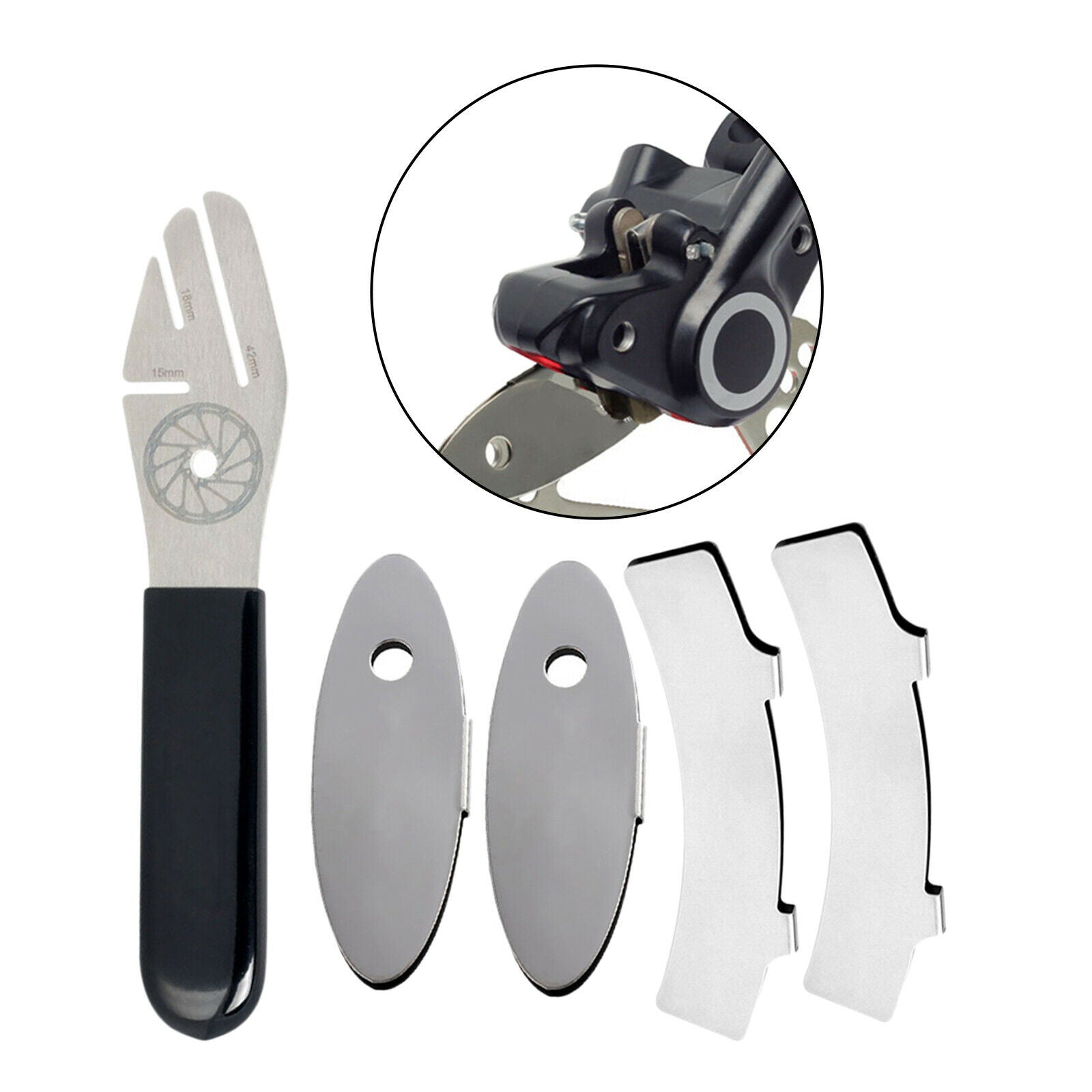 Bike Disc Brake Correction Wrench Rotor Truing Tool Adjuster Repair Tool