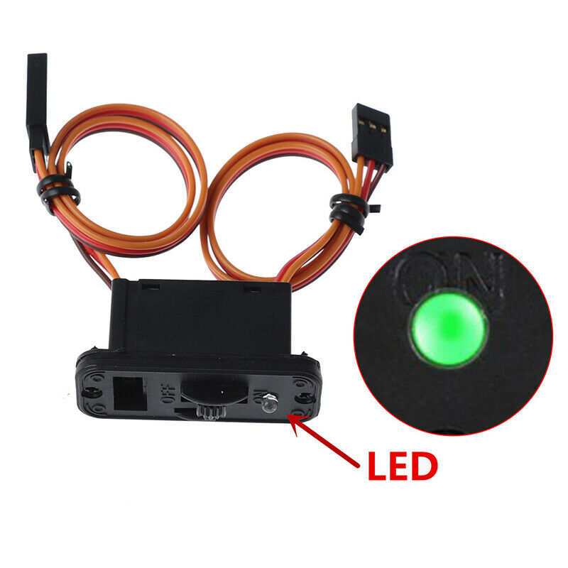 RC Switch Connectors With LED Display JR RC Connectors For RC Receiv.l8