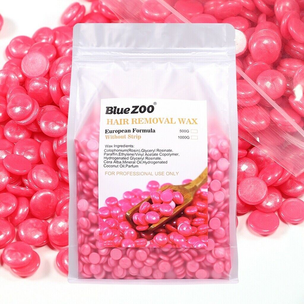 1KG Depilatory Hot Film Hard Wax Pellets Waxing Bikini Hair Removal Bean