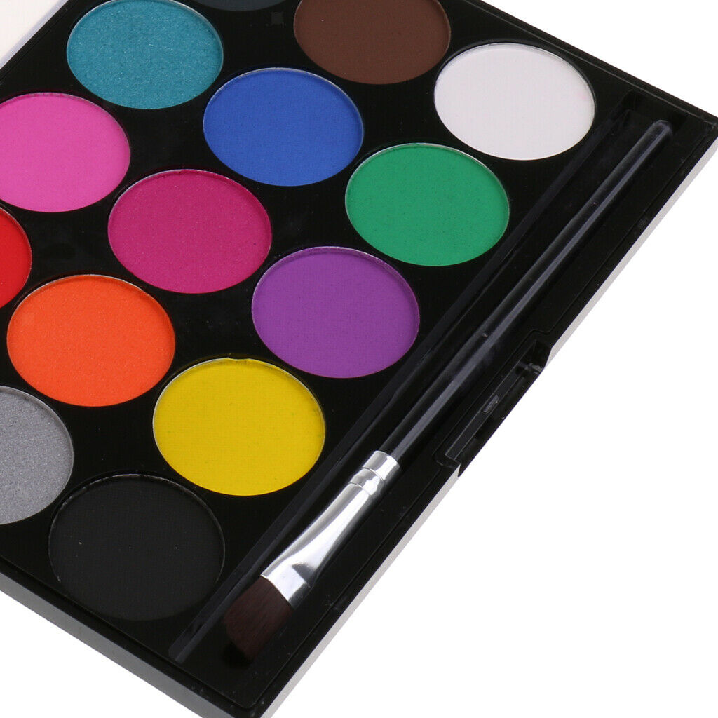 Kids Face Painting Professional Easy Non-toxic Paint Body Makeup 15 Colors
