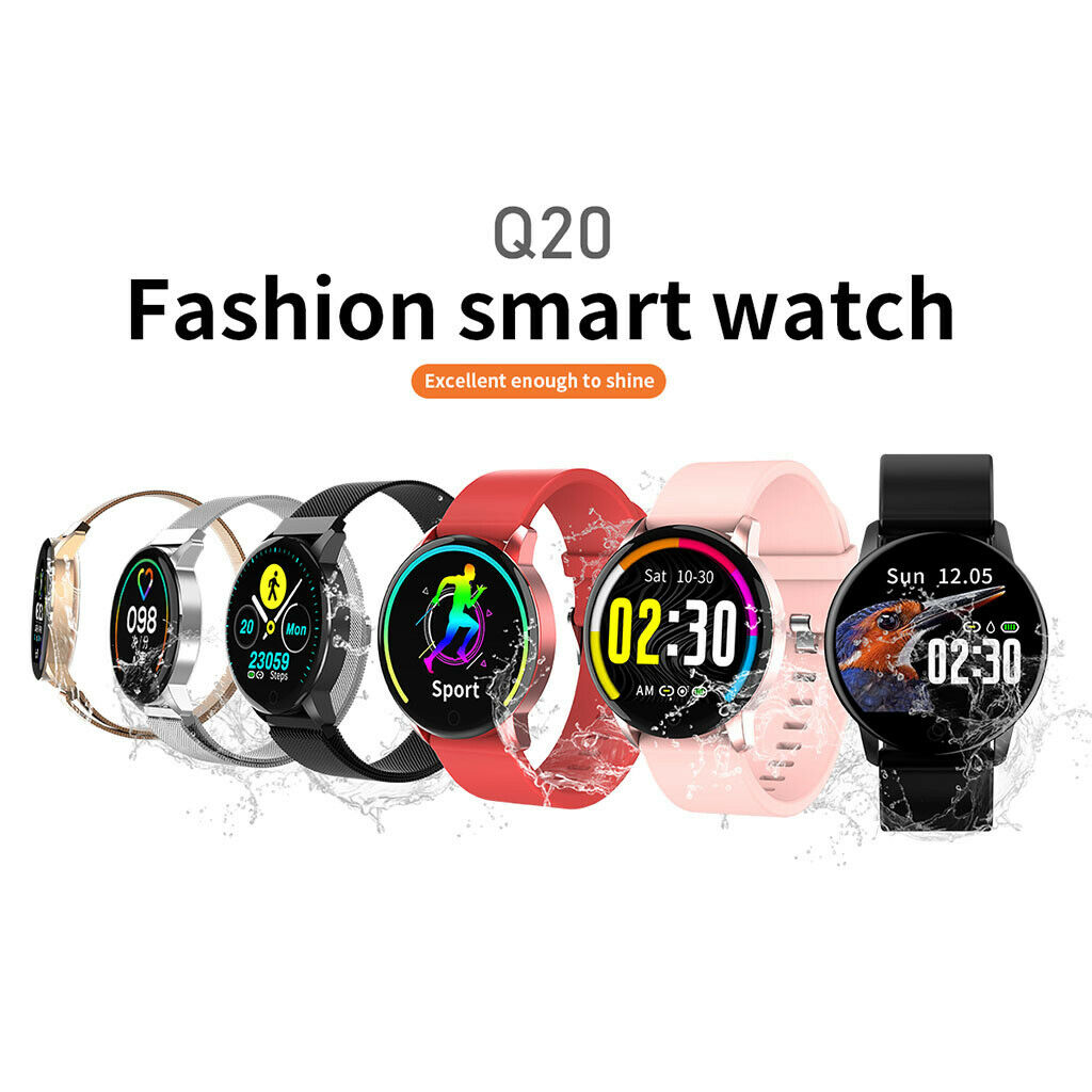 Smart Watch Outdoor Sport Fitness Tracker Bracelet Bacd Black (Steel)