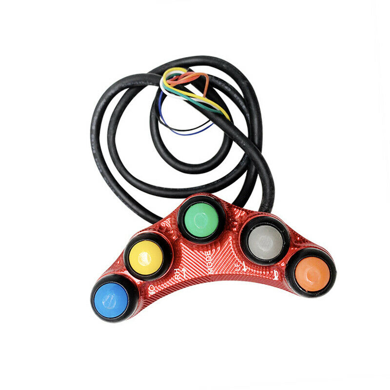 Motorcycle ATV Switch 7/8" Handlebar ON-OFF Turn Signal Headlight Horn Button