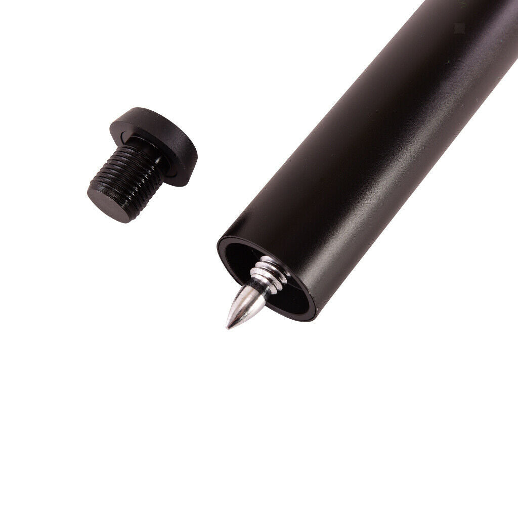 Sturdy Anti-rust Pool Cue Extension Lengthening Extender Accessories Black