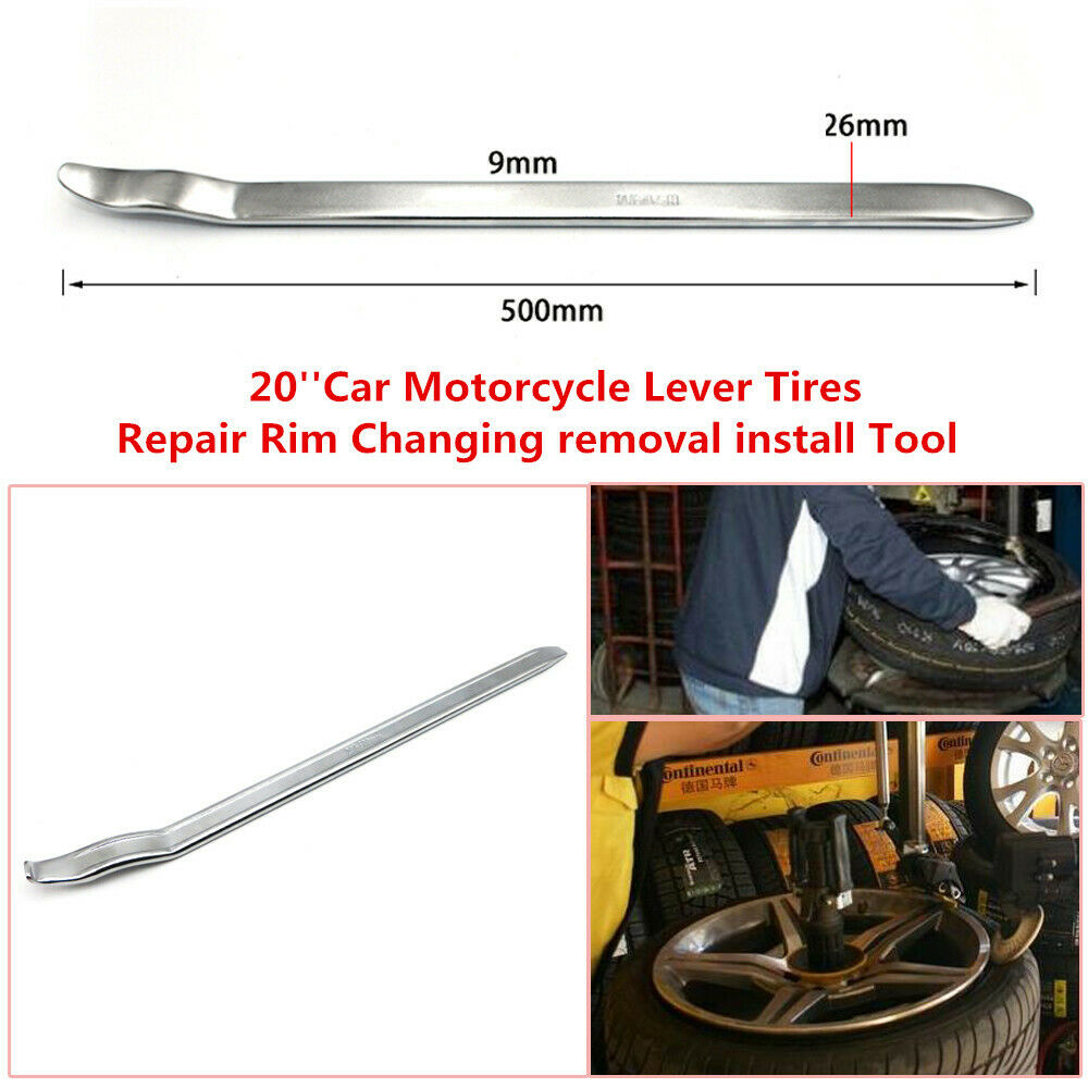 20'' Motorcycle Tire Iron Spoon Car Lever Tire Repair Rim Changing Tool Durable