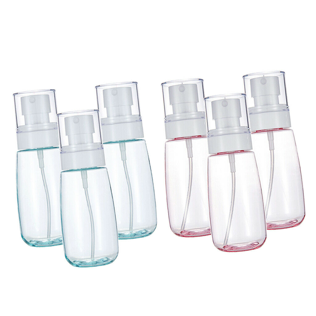 Lots 6 Travel Perfume Fragrance Pump Sprayer Bottle for Skincare Toiletry Liquid