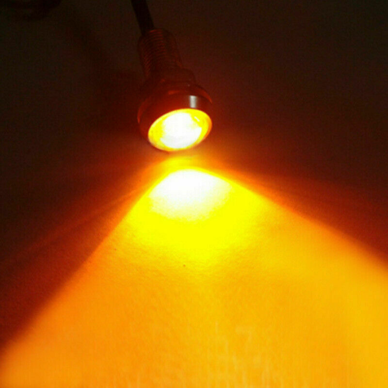 Universal 4pcs LED Amber Grille Mark Lights for Truck Raptor SUV Ford SVT Style