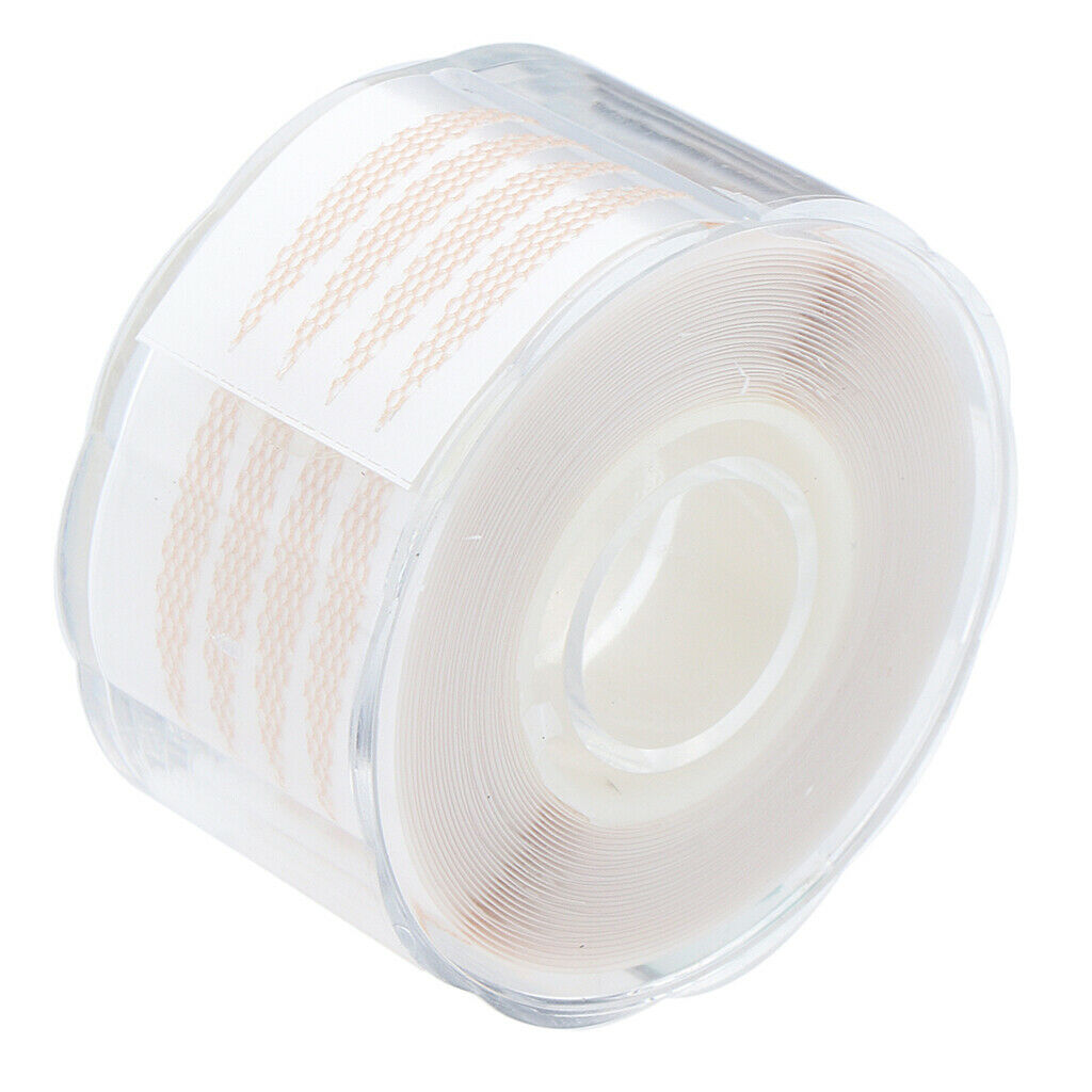 8 Reels Double Sided Eyelid Tapes - 1760 pairs Adhesive Invisible Fiber Double