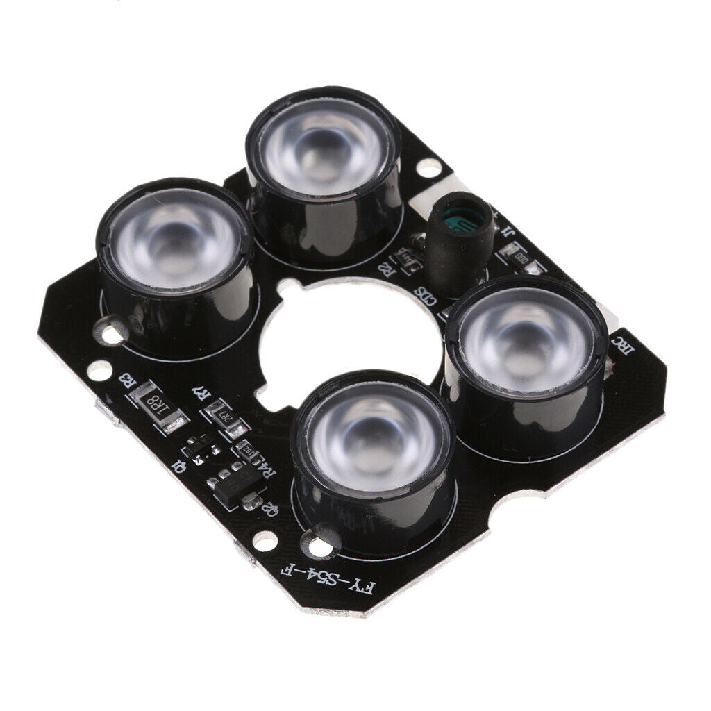 4 Pcs IR LED Spotlights 850m  Connect With CCTV Camera