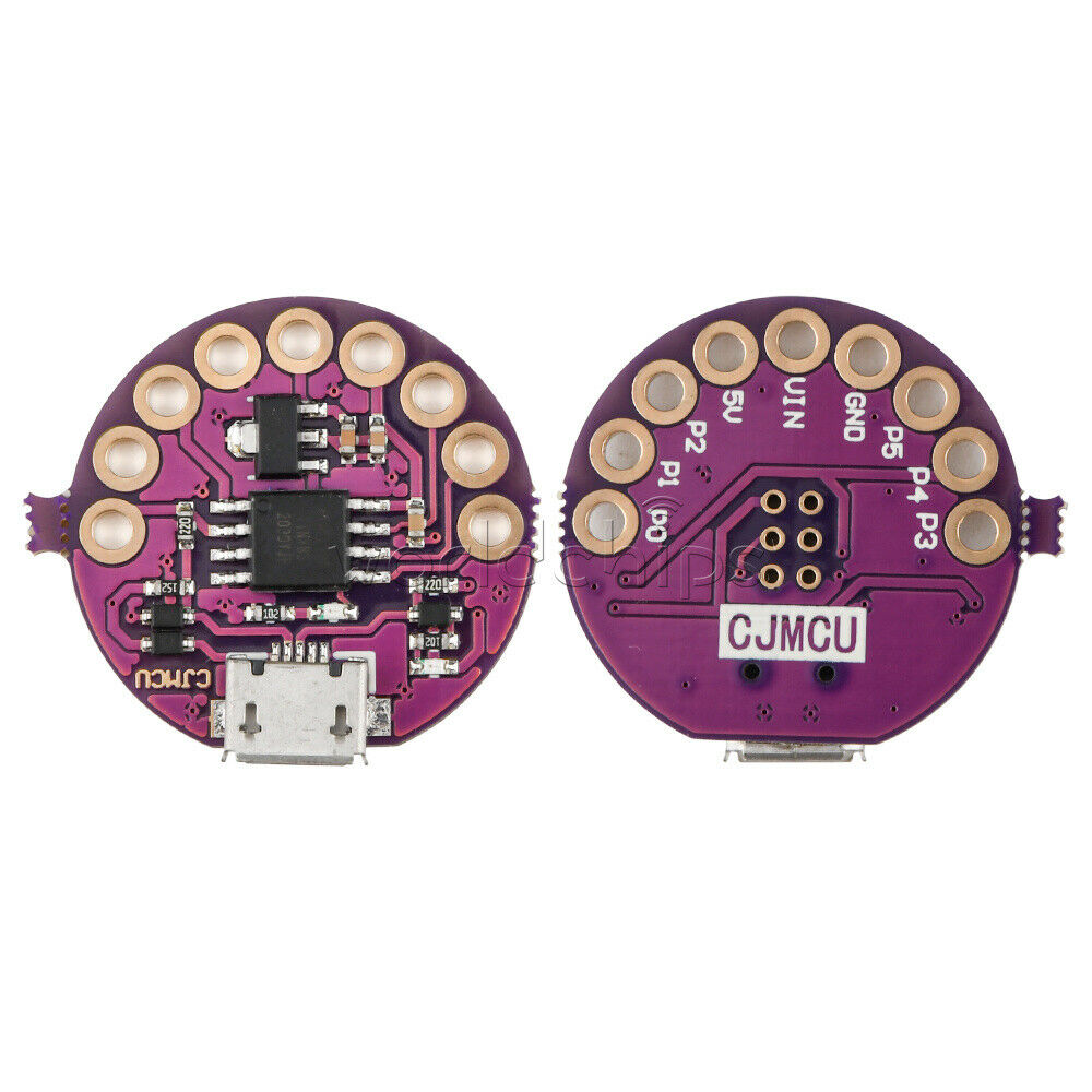 2PCS LilyTiny LilyPad ATtiny85 Micro USB Development Board Module For Arduino
