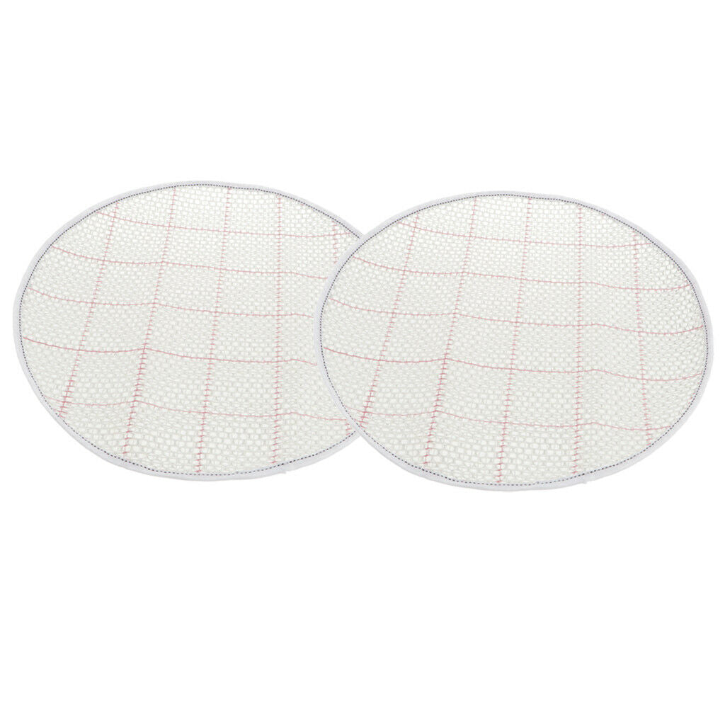 2 Pieces Round Blank Latch Hook Rug Canvas Mat Tapestry Rug DIY Crafts
