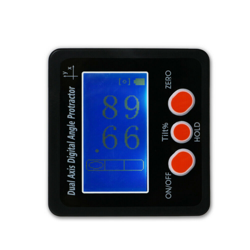 Digital Inclinometer Digital Goniometer Tool Biaxial Protractor Bevel Box
