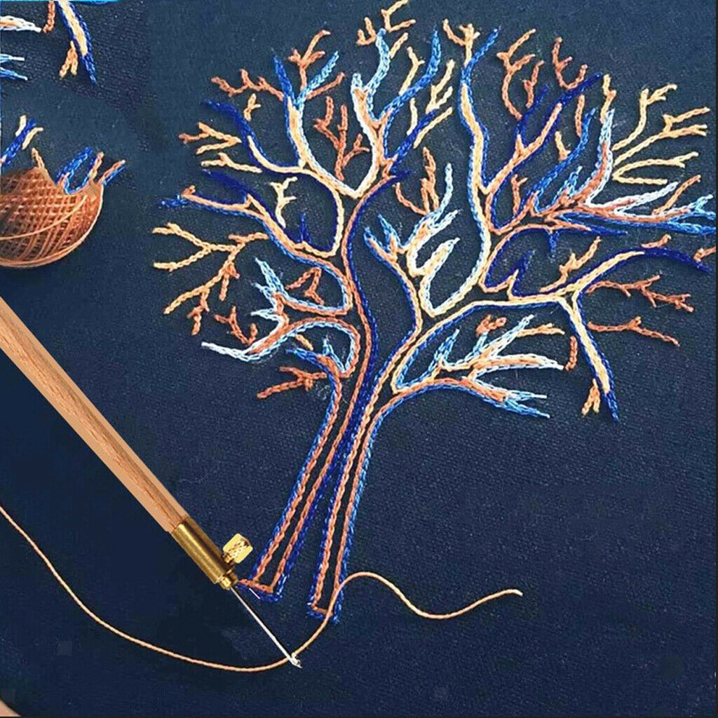 2Sets French Embroidery Crochet Hook Needles for Beading Crocheting Beads
