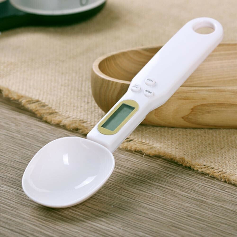500g/0.1g Precise Digital Measuring Spoons LCD Kitchen Food Spoon Scale @
