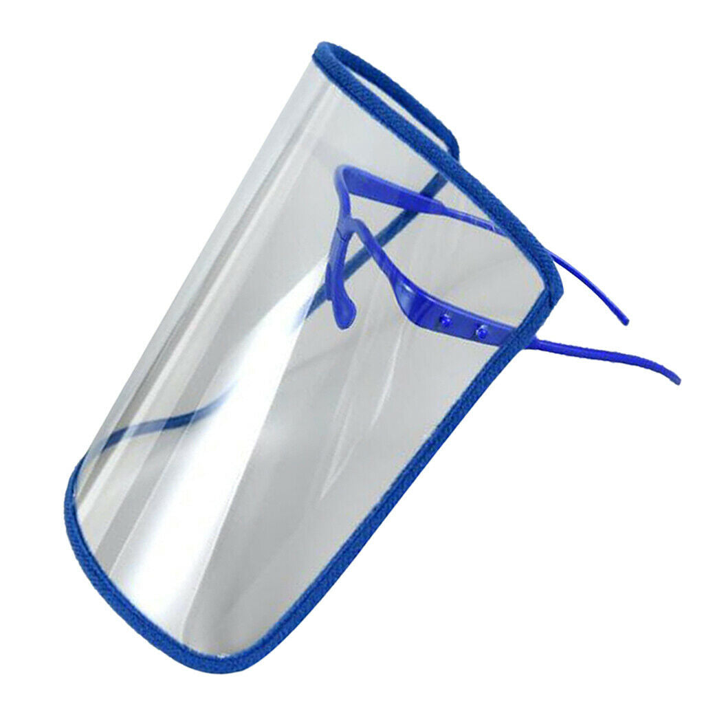 6Pcs Clear Safety Full Face Shield Guard Goggles Visor All-Round Dustproof