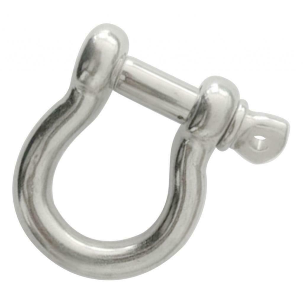 Marine Boat RV Anchor Chain Rigging Bow Shackle Pin 304 Stainless Steel 6mm