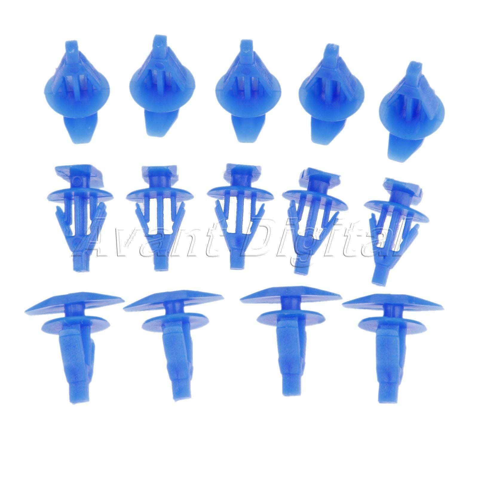 Fit For Auto Car Fasteners Retainer Clips for fit Hyundai Kia  Mazda 100pcs