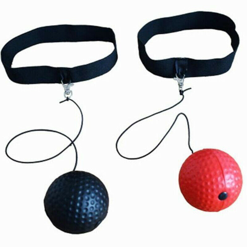 Boxing Reflex Speed Punch Ball Training Hand Eye Coordination Muay Thai Exerc NC