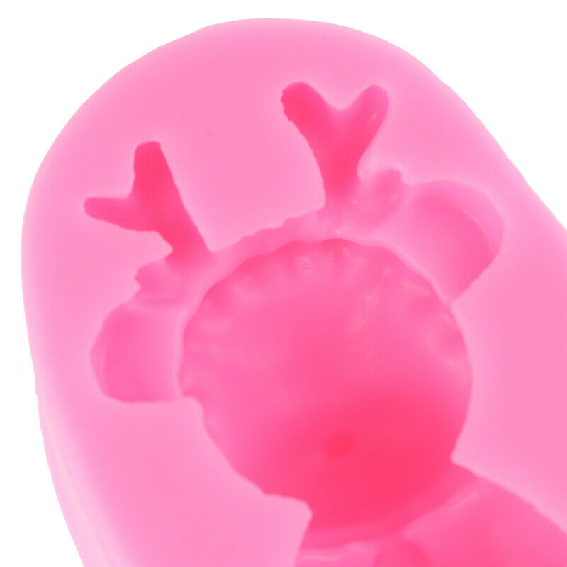 DIY Fondant Silicone Mold Cute Bear Chocolate Mold Fondant Cake Decoration MBDA