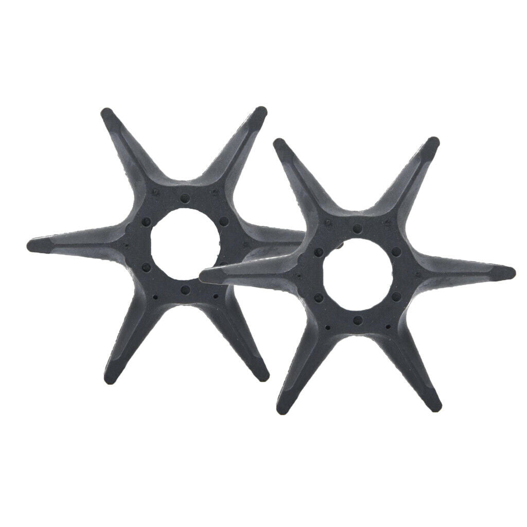 2Pieces Black Water Pump Impeller Outboard Motor Impeller CV40HP/1990-1991