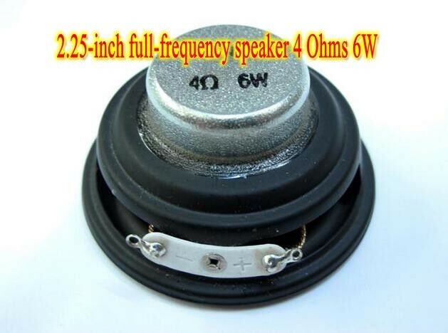 2pcs 2.25"inch 4Ω 6W Speaker full-frequency Loudspeaker Home Audio Parts