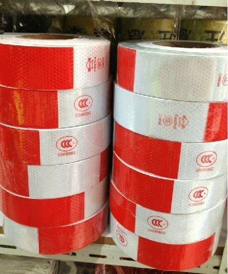 20 Foot Roll  Reflective Conspicuity Tape wihte red 6m=20’ CCC=DOT-C2 20pcs 2”