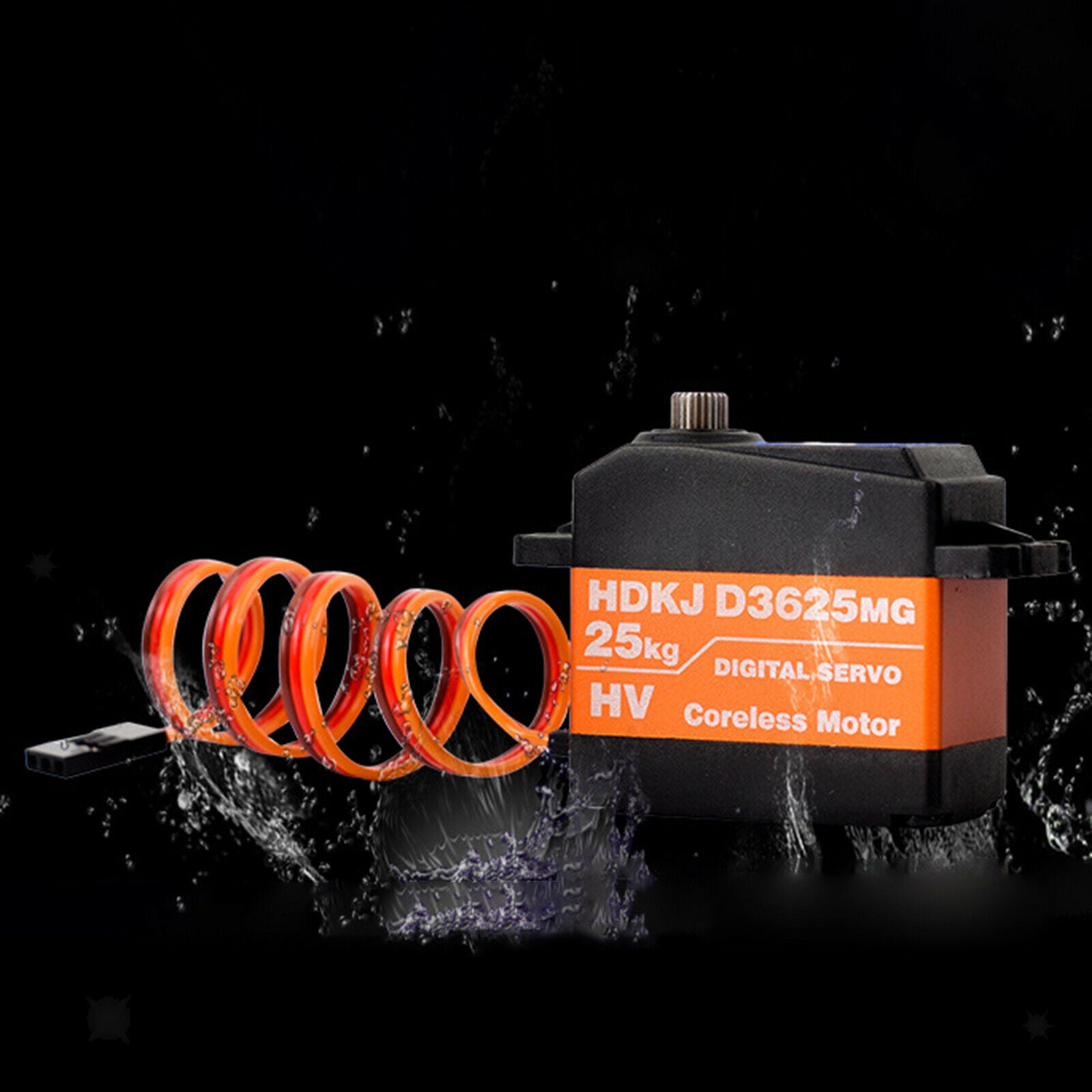 25kg Digital Servo Motor Metal Gear Steering Gear for 1:10 RC Monster Truck