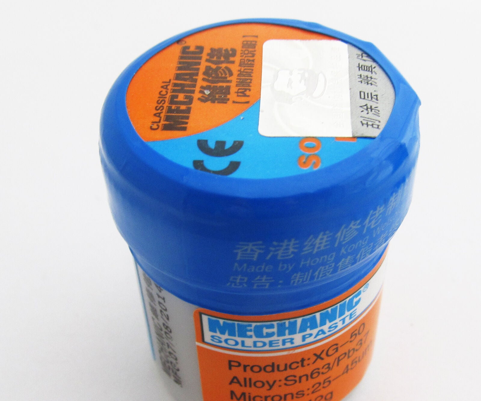1pc MECHANIC MCN-300 SOLDER PASTE 50g Sn63/Pb37 25-45um