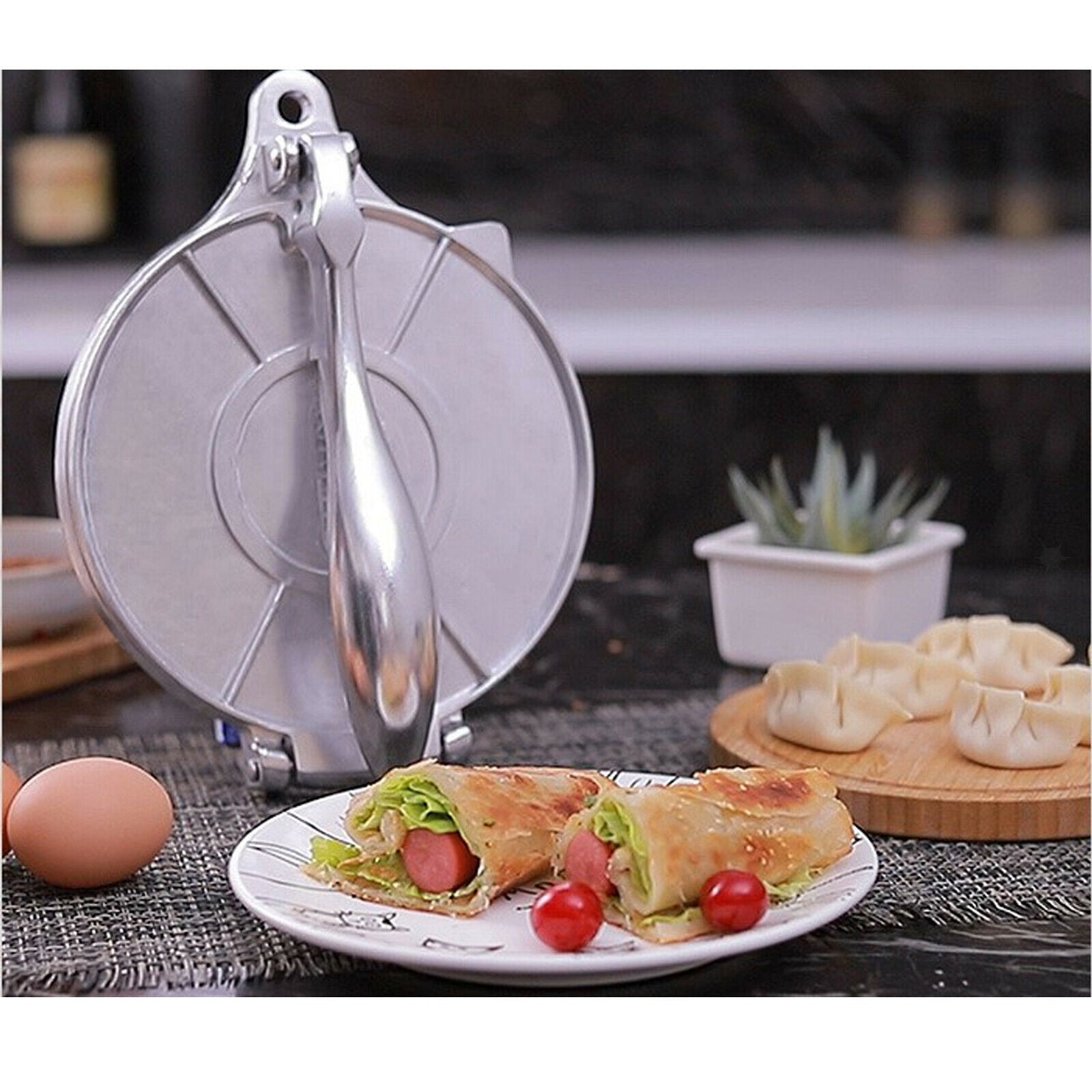 Tortilla Maker Press Heavy Duty Aluminium For Restaurant Kitcken Tools -Dia.20cm