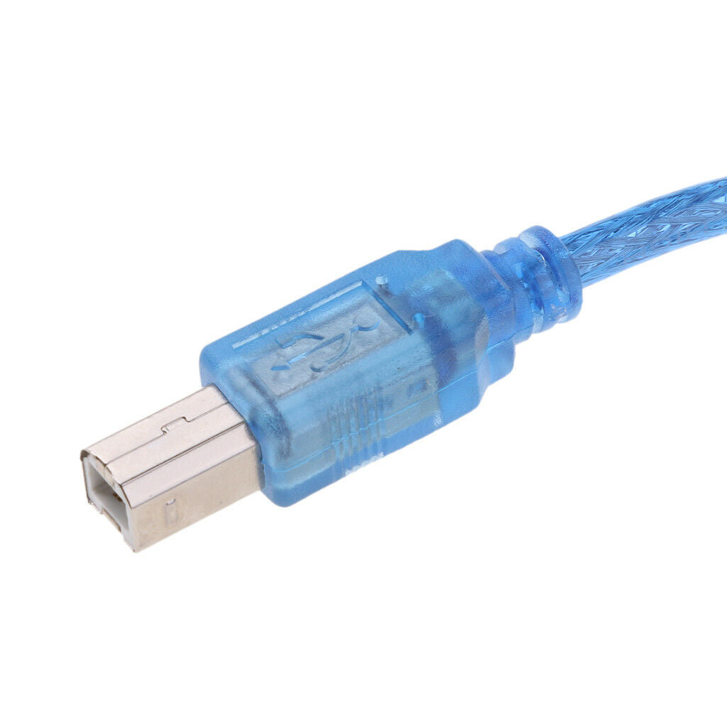 1.5meters USB 2.0 High Speed Cable Long Printer Lead A to B Blue Shielded