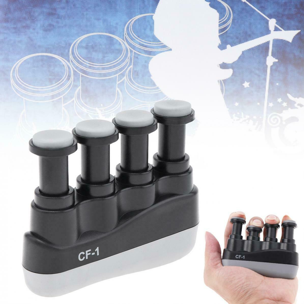 Hand Finger Exerciser Black Finger Strengthener for Guitar Bass Piano Players